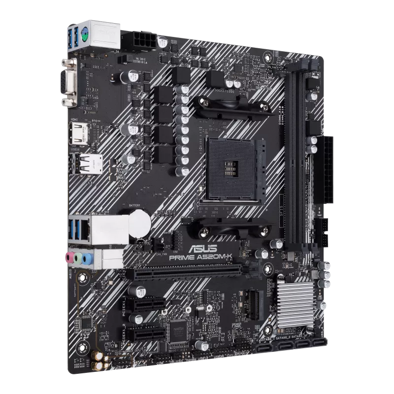 fwebp (1) Motherboard Asus Prime A520M-K/CSM | AM4 | A520 | mATX | DDR4 | Para Ryzen - Imagen 5
