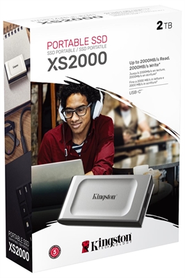Disco SSD Externo Kingston XS2000 2TB | USB 3.2 Gen 2×2 | Tipo C | Gris Disco SSD Externo Kingston XS2000 2TB | USB 3.2 Gen 2×2 | Tipo C | Gris