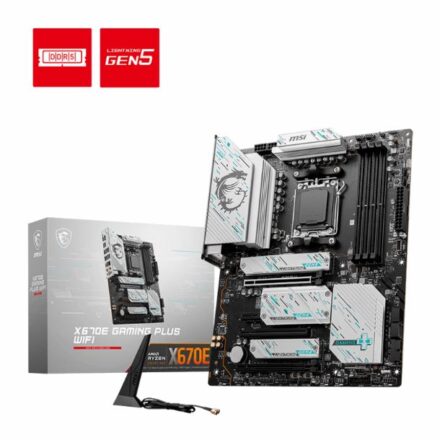 Motherboard MSI X670E Gaming Plus WiFi | AM5 | X670E | DDR5 | WiFi 6E Motherboard MSI X670E Gaming Plus WiFi | AM5 | X670E | DDR5 | WiFi 6E