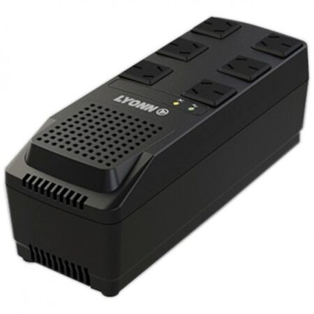 Estabilizador de Tensión Lyonn TCA-1200N-V | 1200VA | Protección Eléctrica Automática para PC y Equipos Electrónicos Estabilizador de Tensión Lyonn TCA-1200N-V | 1200VA | Protección Eléctrica Automática para PC y Equipos Electrónicos