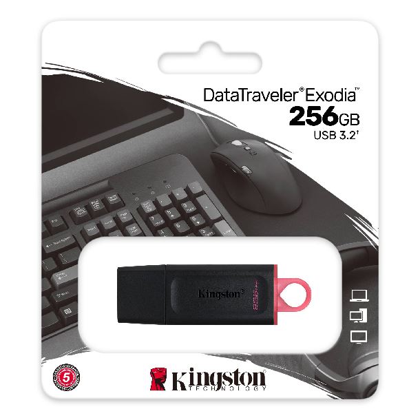 pendrive-256gb-kingston-exodia-usb-32-0 Pendrive Kingston DataTraveler Exodia S 256GB | USB 3.2 | DTXS/256GB