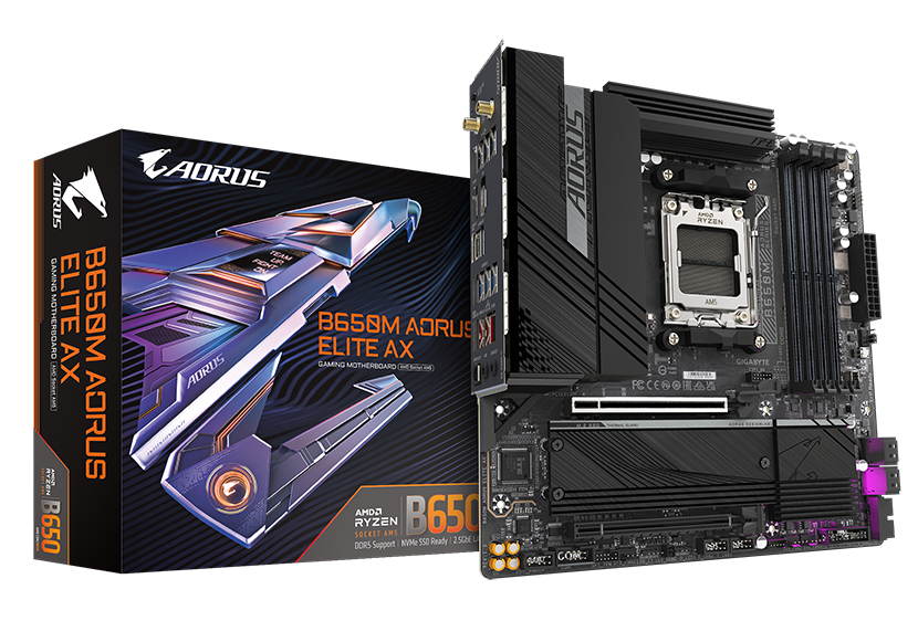 summary Motherboard Gigabyte B650M AORUS ELITE AX | AM5 | B650 | DDR5 | WiFi 6E