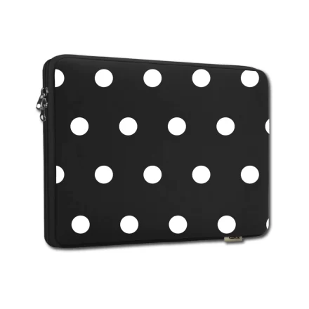 Funda para Tablet CDTEK 10” | Neoprene | Lunares Blancos | Cierre Seguro Funda para Tablet CDTEK 10” | Neoprene | Lunares Blancos | Cierre Seguro