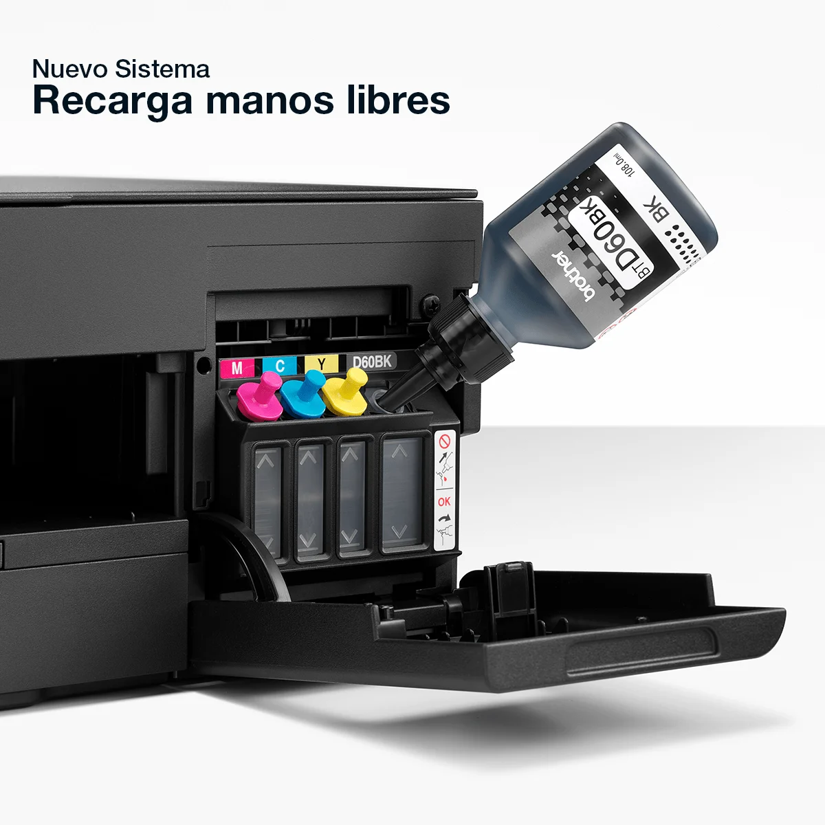 1200-2 Impresora Multifunción Brother DCP-T220 | Tanque de Tinta Color | Print/Copy/Scan | USB | Alto Rendimiento - Imagen 6
