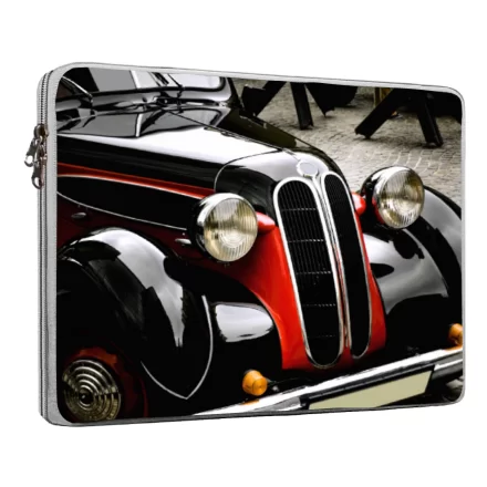 Funda para Notebook CDTEK 15.6” Estampado Auto Antiguo | Neoprene | Doble Cierre Funda para Notebook CDTEK 15.6” Estampado Auto Antiguo | Neoprene | Doble Cierre