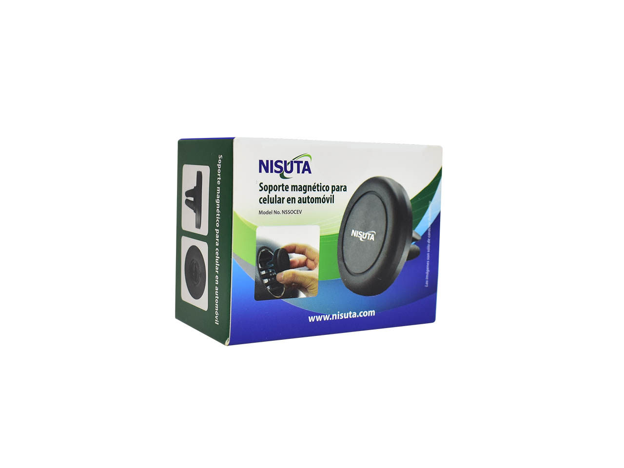 4 Soporte Magnético para Celular Auto Nisuta NSSOCEV | Para Ventilete | Imán Potente | Universal - Imagen 4