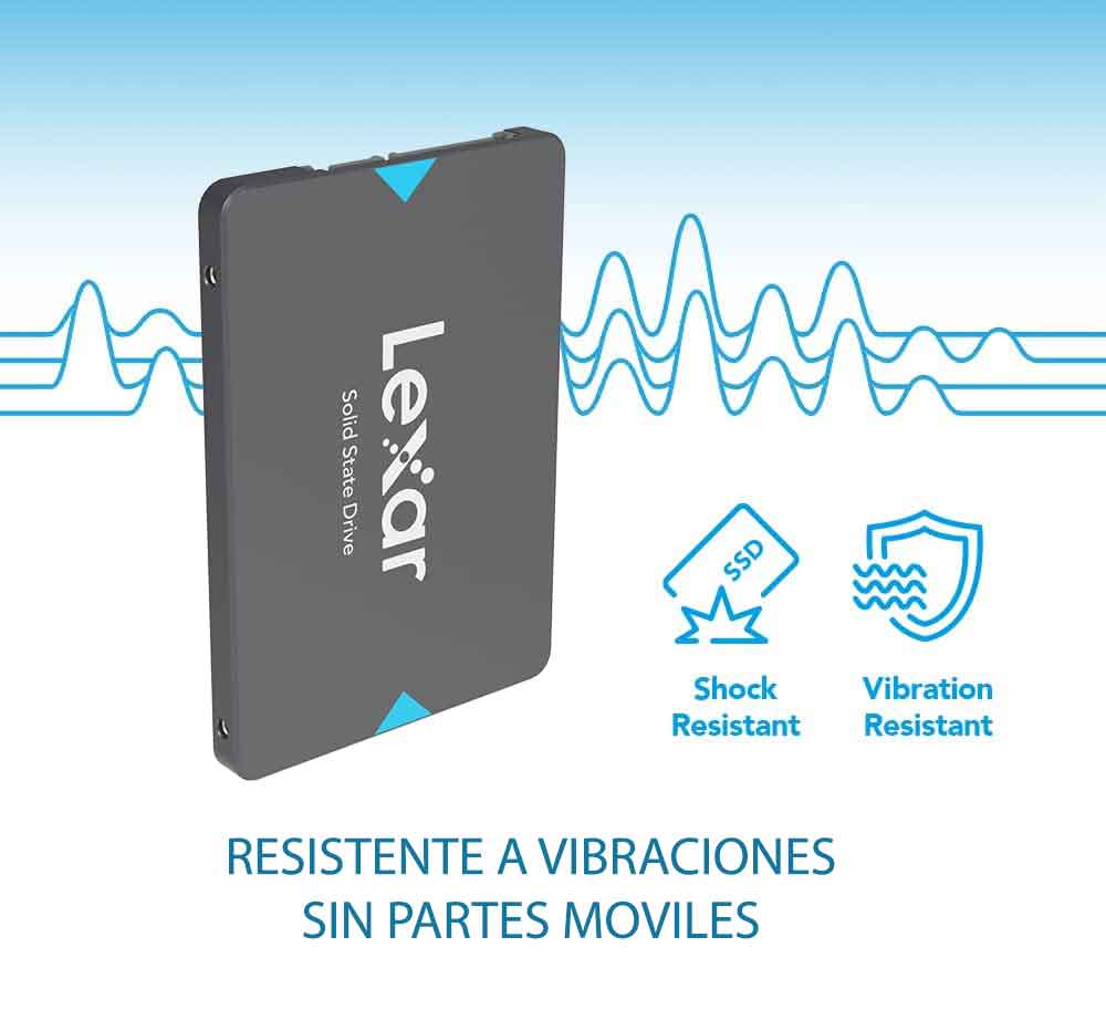 47f6e79afdd0ef85b20cb0695c6b1f5c Disco SSD Lexar NQ100 960GB 2.5" SATA III | Upgrade rápido | LNQ100X960G - Imagen 4