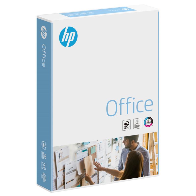 7891173019424_1 Resma De Papel HP A4 75g | 500 Hojas | Impresión Láser Y Tinta | Oficina