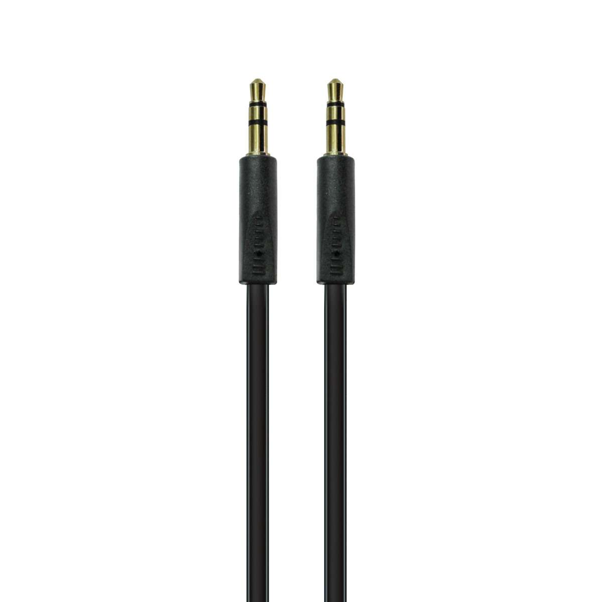 CAB348-BK-3 Cable Volkano Aux 3.5mm Estéreo 2 Metros Negro | CAB348-BK