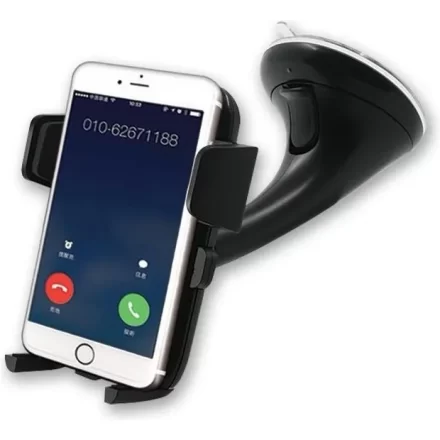 Soporte para Celular Auto Noganet NG-HOLD6 | Ventosa | Rotación 360° | One Touch | 3.5” a 4.7”