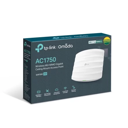 Access Point TP-Link EAP265 HD | Dual Band AC1750 | PoE | Wi-Fi MU-MIMO Access Point TP-Link EAP265 HD | Dual Band AC1750 | PoE | Wi-Fi MU-MIMO