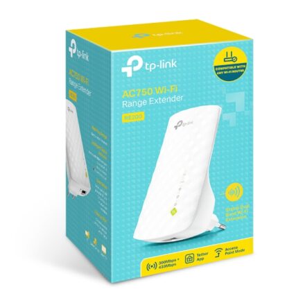 Extensor de Rango WiFi TP-Link RE200 | AC750 Dual Band | Puerto LAN | Modo AP