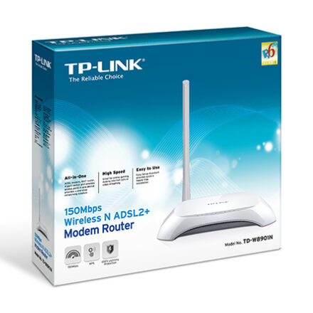 Router Modem ADSL2+ TP-Link TD-W8901N | WiFi N150 | 4 LAN | QoS | IPTV Router Modem ADSL2+ TP-Link TD-W8901N | WiFi N150 | 4 LAN | QoS | IPTV