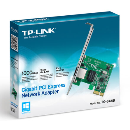 Placa de Red PCI-E TP-Link TG-3468 | Gigabit 10/100/1000 | WOL | Low Profile Placa de Red PCI-E TP-Link TG-3468 | Gigabit 10/100/1000 | WOL | Low Profile