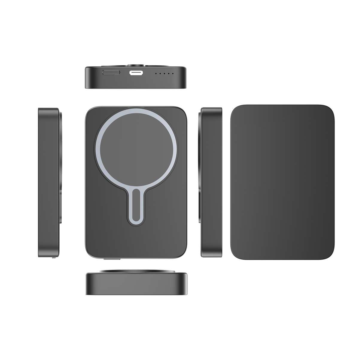 VKX-9031-BK-3 Cargador Portátil Volkano Power Bank Ingot MagSafe 10000mAh Wireless Negro | VK-9021-BK - Imagen 3