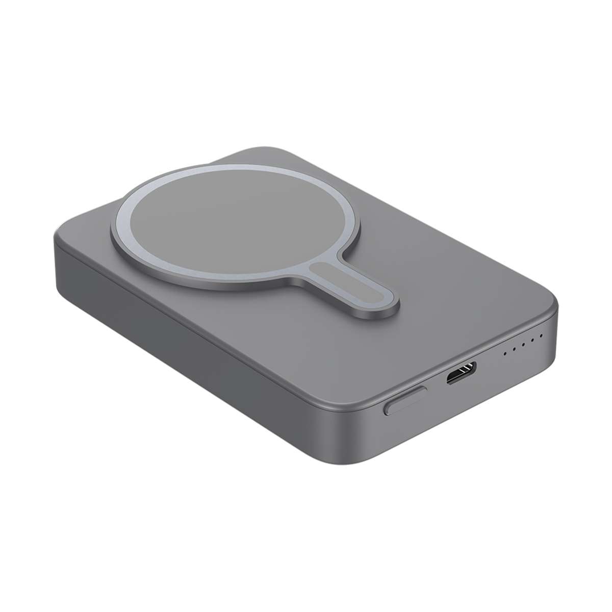 VKX-9031-GM-3 Cargador Portátil Volkano Power Bank Ingot MagSafe 10000mAh Wireless Plateado | VK-9021-BK - Imagen 4