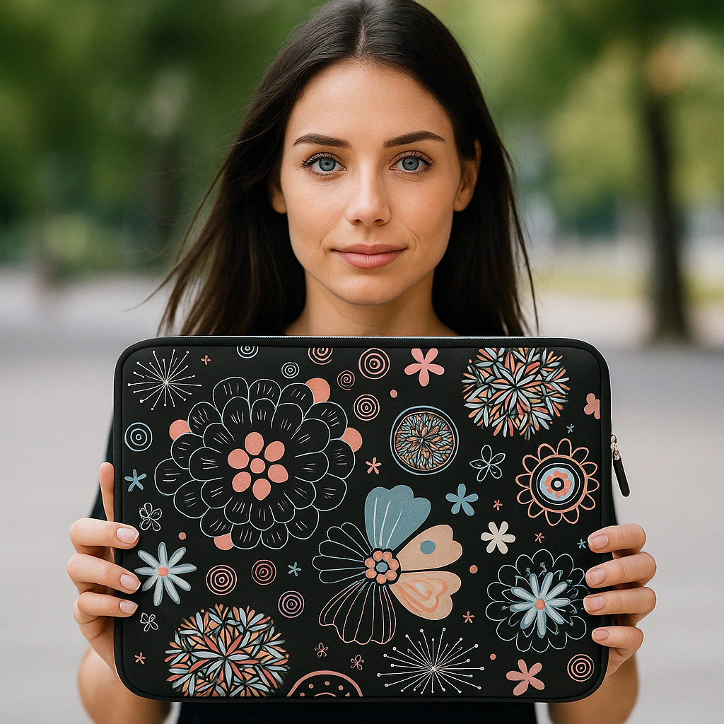 chatgpt-image-19-sept-2025-13_18_17-887f8f29ead7bd480917582987535586-1024-1024 Funda para Notebook CDTEK 15.6” Estampado 2 Stars | Neoprene | Doble Cierre - Imagen 2