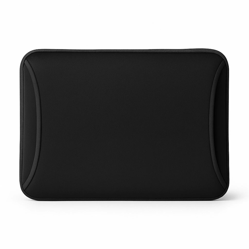 funda-con-bols-interno-negra1-a051df80c57be8cd2b17564790327814-1024-1024 Funda para Notebook CDTEK 15.6” Negra | Neoprene con Bolsillo | Doble Cierre