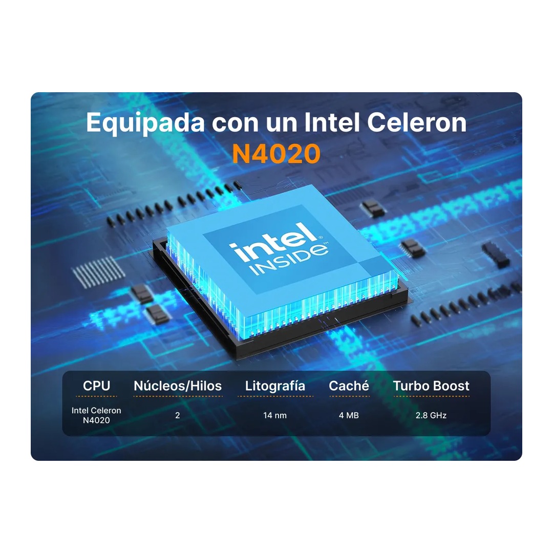 gfast_n153_04_1080 Notebook Gfast N-153 15.6" | Celeron N4020 | 8GB RAM | SSD 240GB | Windows 11 Home | NBMC8GS215W11 - Imagen 4
