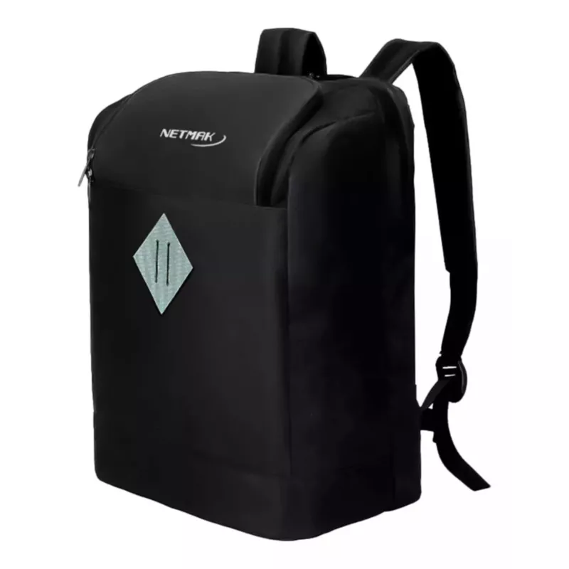 mochila_matera_netmak_nm_mch2_para_notebook_156 Mochila Matera Porta Notebook 15.6" Netmak NM-MCH2 | Antirrobo | Compartimento Termo 1.5L | Negra