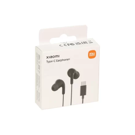 Auriculares In-Ear Xiaomi Tipo C Negros BHR8930GL | Conector USB-C plug & play | Sonido nítido para música, juegos y llamadas | Micrófono con control en cable | Diseño cómodo intraaural para uso diario Auriculares In-Ear Xiaomi Tipo C Negros BHR8930GL | Conector USB-C plug & play | Sonido nítido para música, juegos y llamadas | Micrófono con control en cable | Diseño cómodo intraaural para uso diario
