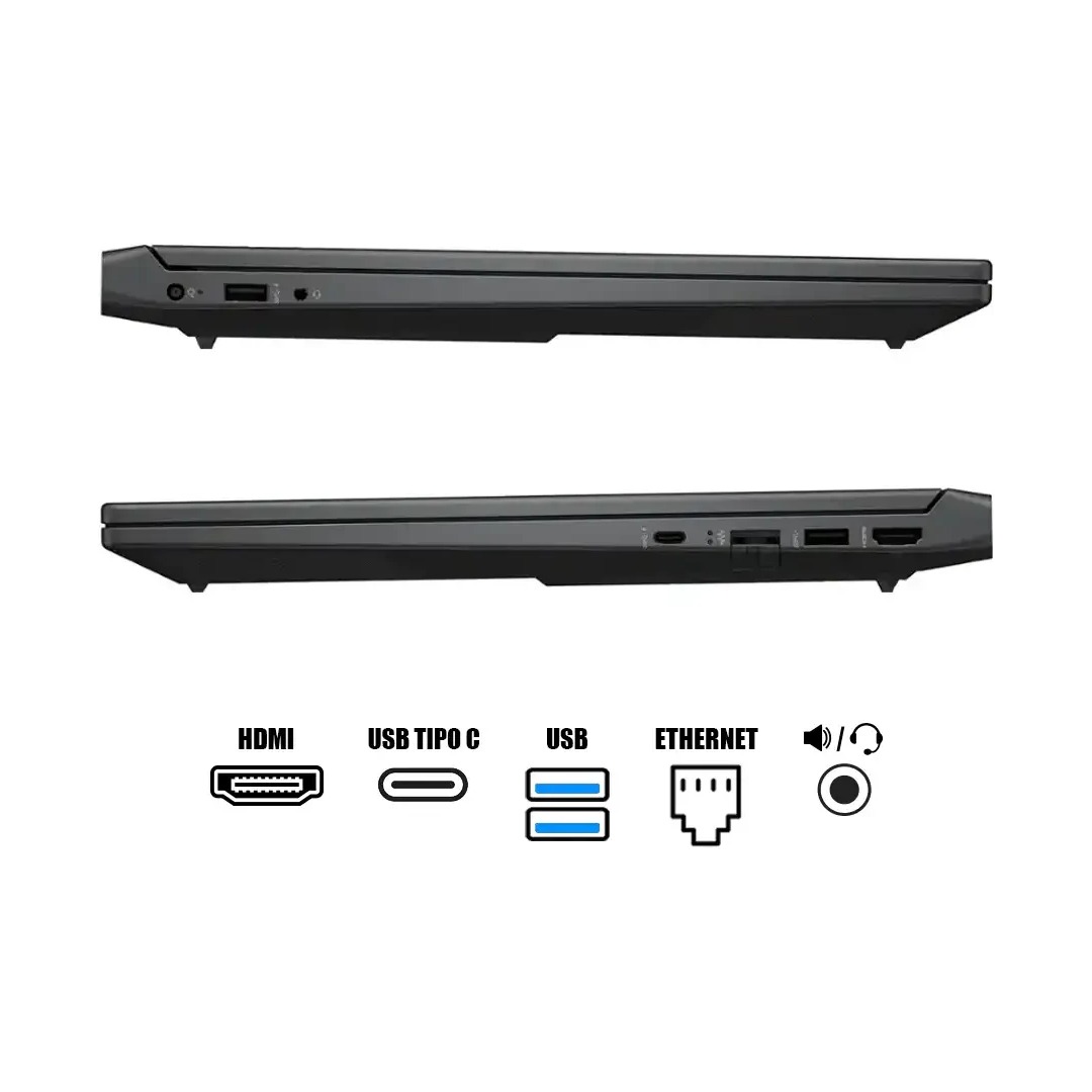 victus_3 Notebook HP Victus 15-fb3093dx | Ryzen 7 7445HS | 16GB | 512GB SSD | RTX 4050 6GB | 15.6" FHD | Windows 11 Home | BM4X8UA - Imagen 4