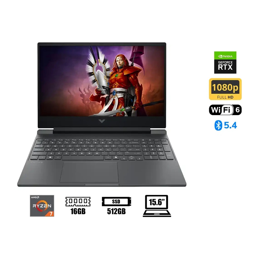 victus_4 Notebook HP Victus 15-fb3093dx | Ryzen 7 7445HS | 16GB | 512GB SSD | RTX 4050 6GB | 15.6" FHD | Windows 11 Home | BM4X8UA