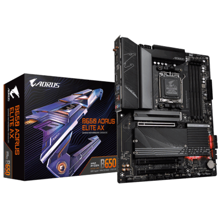 Motherboard Gigabyte B650 AORUS ELITE AX | AM5 | DDR5 | Wi-Fi 6E | ATX Motherboard Gigabyte B650 AORUS ELITE AX | AM5 | DDR5 | Wi-Fi 6E | ATX