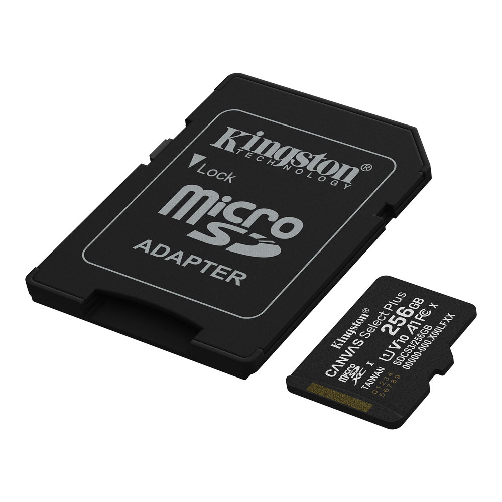 1759238859_1759146140_2 Memoria Micro SD Kingston Canvas Select Plus 256GB | 150MB/s | C10 | SDCS3/256GB - Imagen 3