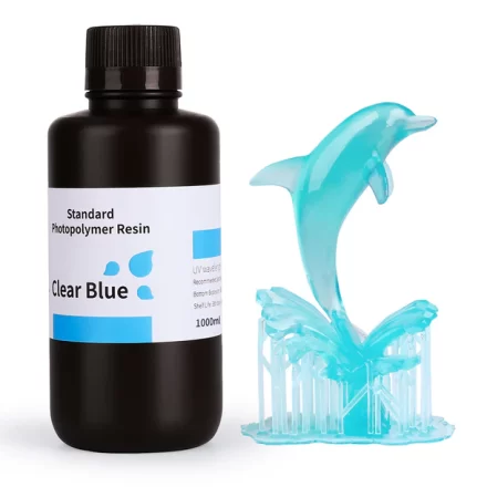 Resina ELEGOO Standard 1Kg Azul Transparente 405nm (Clear Blue) | LCD MSLA DLP | 50.103.0016