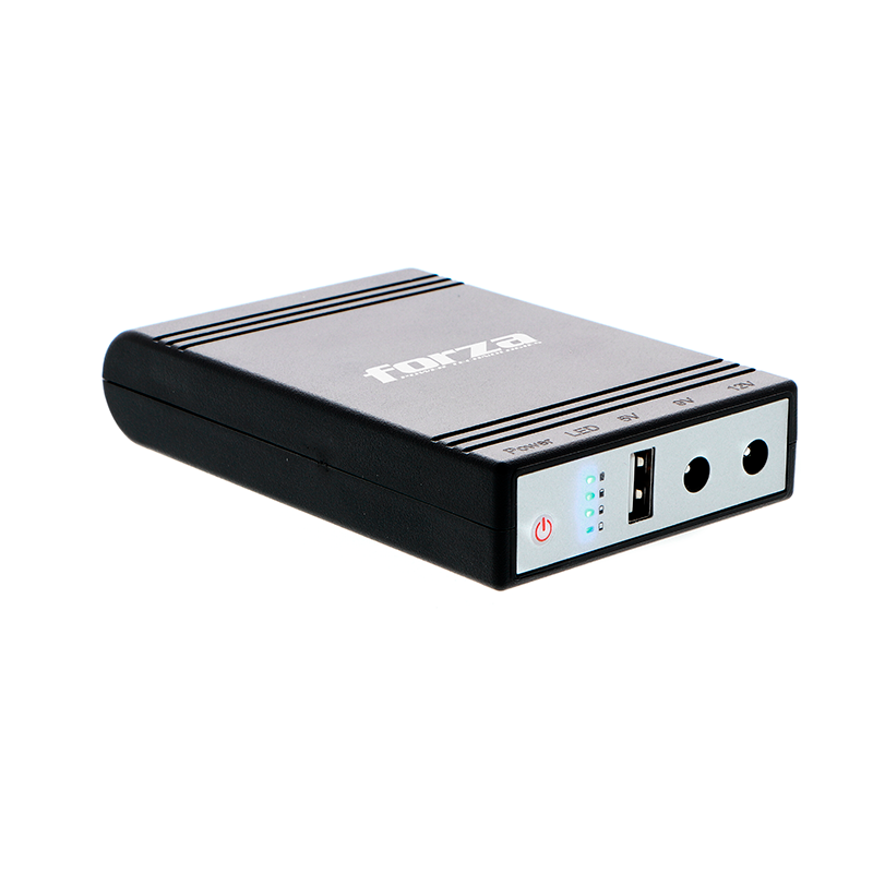 DC-140USB_Detalle_4 Mini UPS DC Forza DC-140USB 14W Power Bank USB 5V DC 9V/12V - Imagen 5