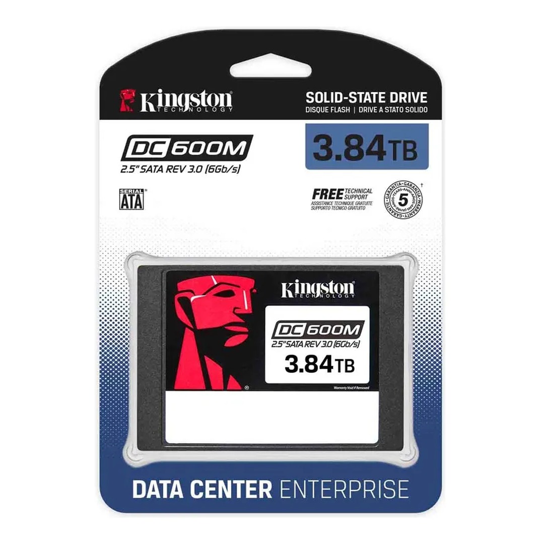 D_NQ_NP_2X_776022-MLA76746277197_052024-F_1080 Disco SSD Kingston DC600M 3.84TB 2.5” SATA III 6Gb/s 3D TLC | Enterprise Mixed-Use (SEDC600M/3840G) - Imagen 3