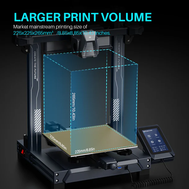 ELEGOO-Neptune-4-5_610x610_crop_center Impresora 3D ELEGOO Neptune 4 FDM Klipper 225×225×265mm 500mm/s - Imagen 5