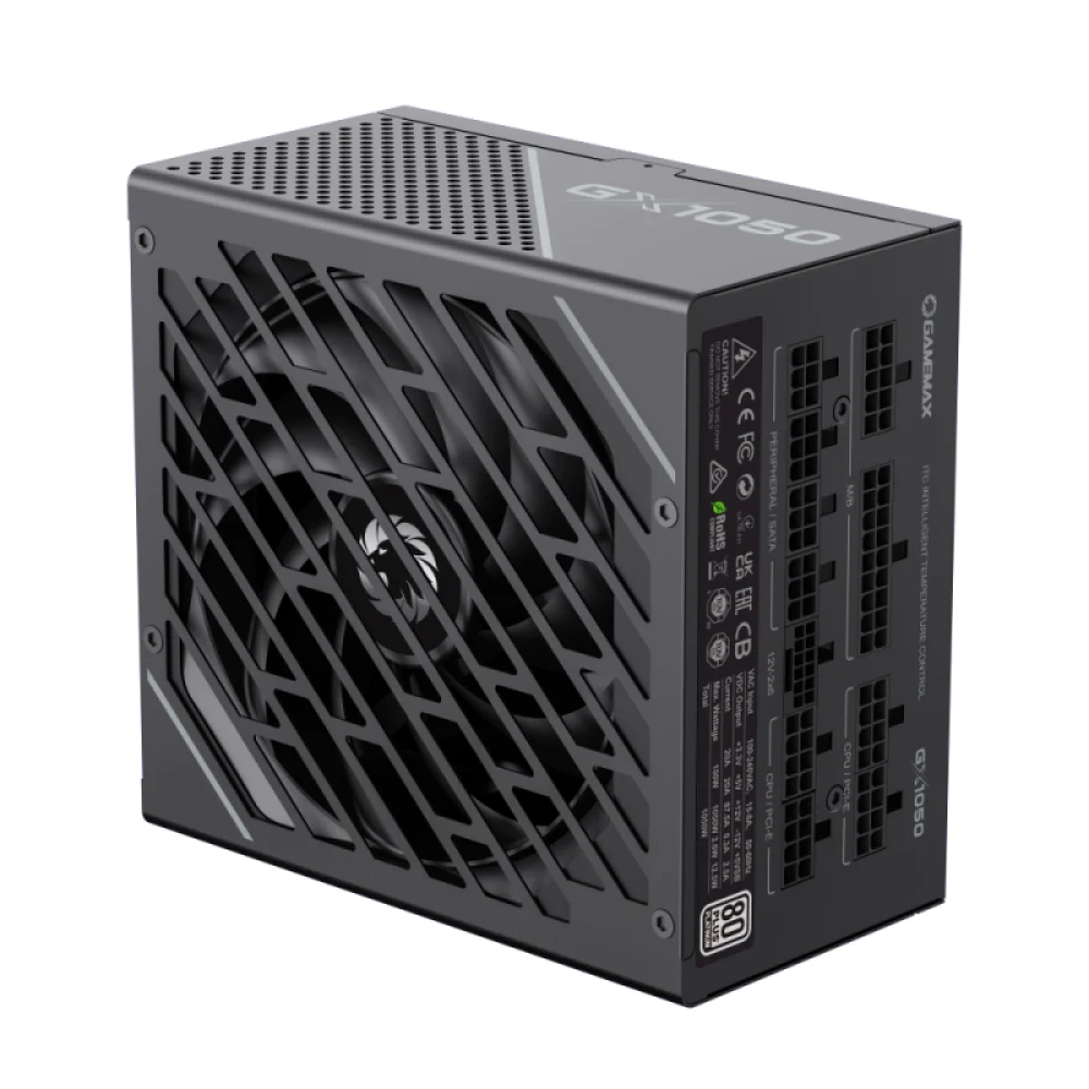 FUENTE-1050W-GAMEMAX-80-PLUS-PLATINUM-14-1000x1000 Fuente Gamer GameMax GX Rampage GX-1050 PRO BK 1050W | 80 Plus Platinum | ATX 3.1 PCIe 5.1 | 12V-2x6 - Imagen 5