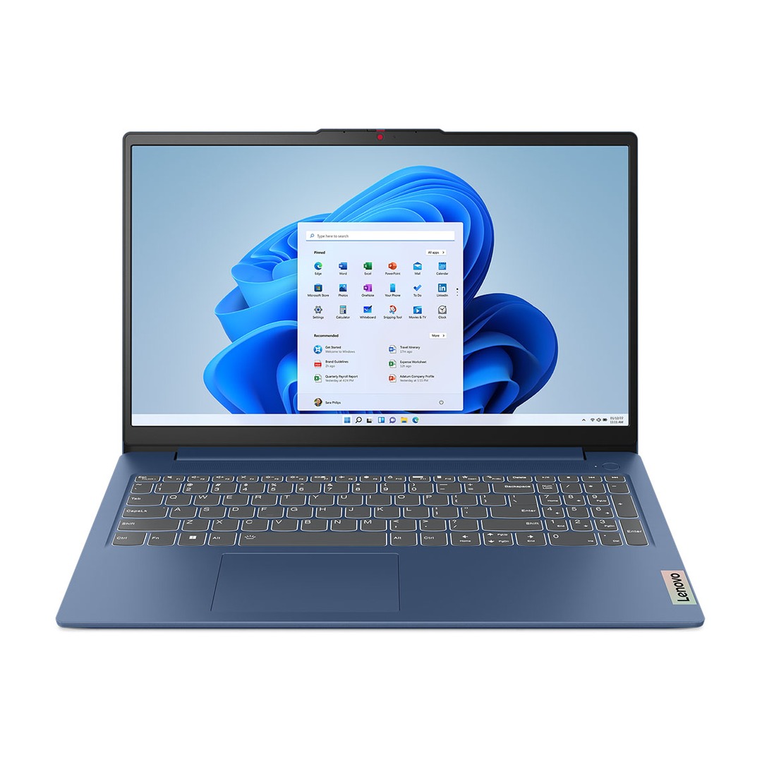 IP_Slim_3_15AMN8_Blue_Foto0g_1080 Notebook Lenovo IdeaPad Slim 3 15AMN8 R5 7520U | 16GB | 512GB SSD | 15.6" FHD | Windows 11 Home - Imagen 2