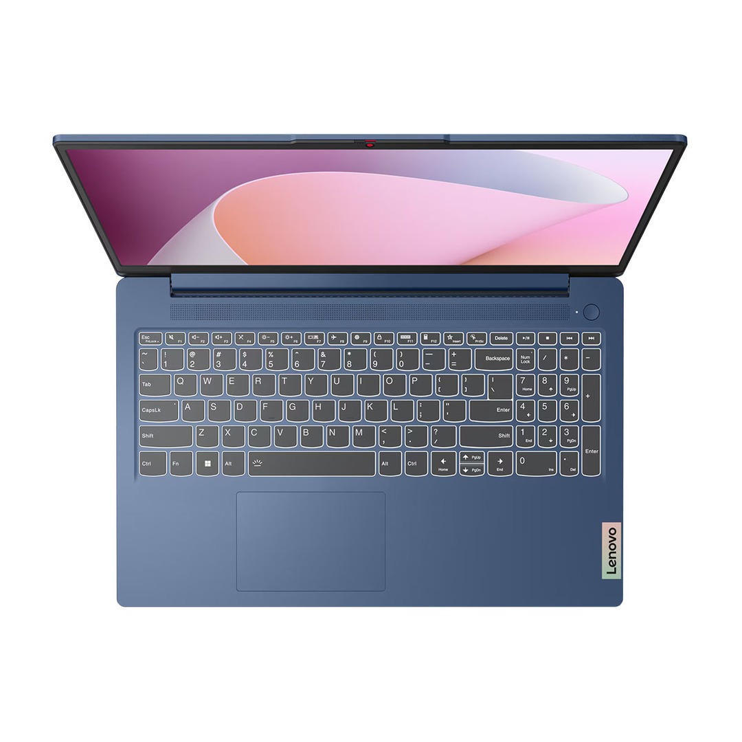 IP_Slim_3_15AMN8_Blue_Foto2g_1080 Notebook Lenovo IdeaPad Slim 3 15AMN8 R5 7520U | 16GB | 512GB SSD | 15.6" FHD | Windows 11 Home - Imagen 3