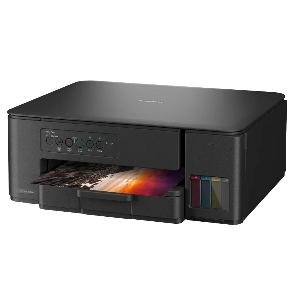 Impresora-Multifuncion-Brother-DCP-T430W-1-1000x1000 Impresora Brother DCP-T430W Multifunción Tanque de Tinta Color | Wi-Fi | 27/11 ppm