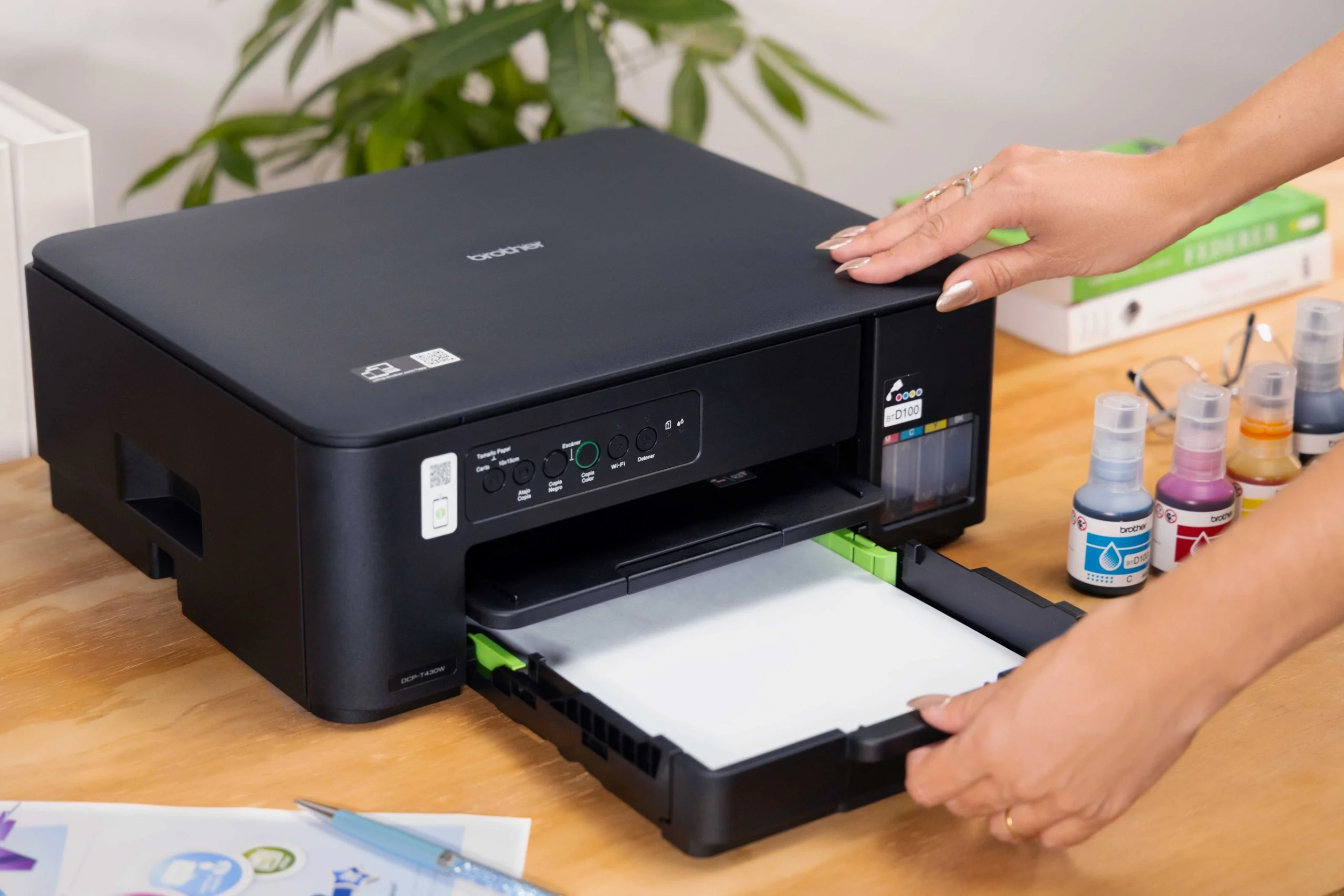 Impresora-Multifuncion-Brother-DCP-T430W_09-low-scaled Impresora Brother DCP-T430W Multifunción Tanque de Tinta Color | Wi-Fi | 27/11 ppm - Imagen 4