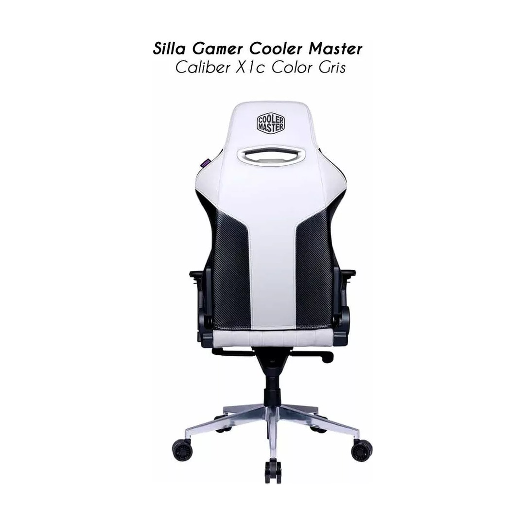 SILLA-GAMER-COOLER-MASTER-CALIBER-X1C-GRIS-4-F_1080 Silla Gamer Cooler Master Caliber X1C Grey Cooling Fabric 4D - Imagen 2