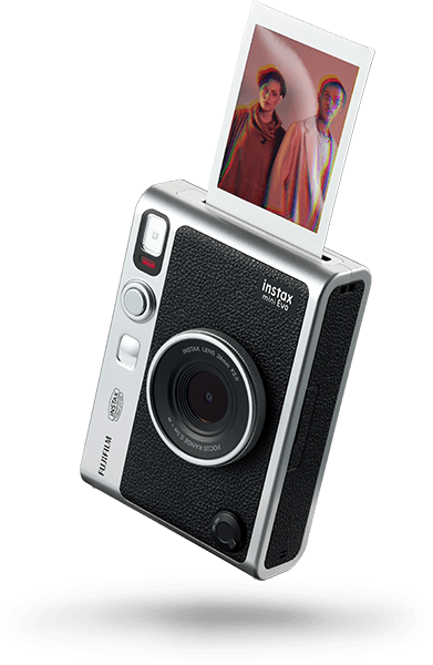 hero-mini-evo-black Cámara Instantánea Fujifilm instax mini Evo Negra | Híbrida Digital + Film instax mini | Bluetooth + Pantalla 3" - Imagen 2