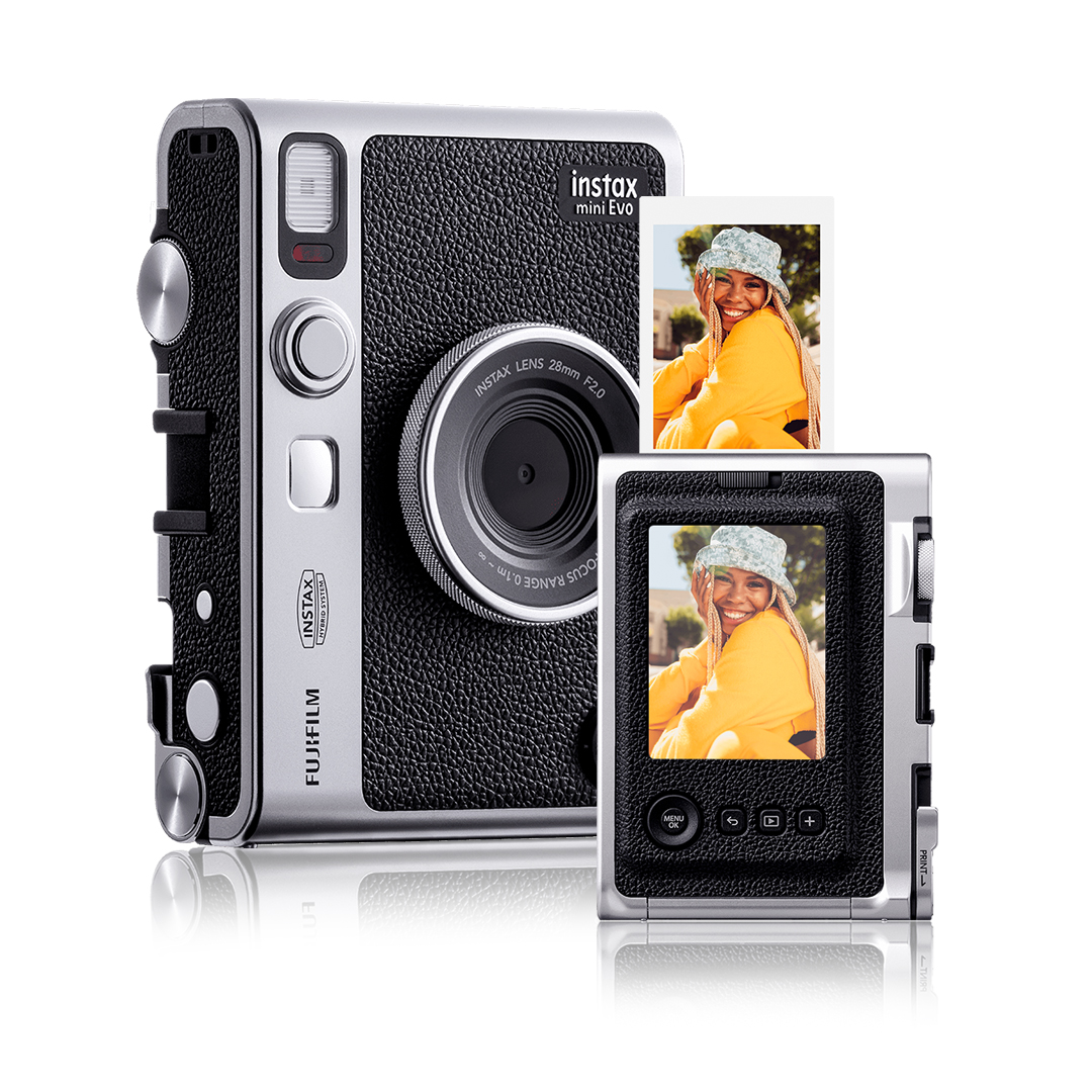 instax-mini-evo Cámara Instantánea Fujifilm instax mini Evo Negra | Híbrida Digital + Film instax mini | Bluetooth + Pantalla 3" - Imagen 3