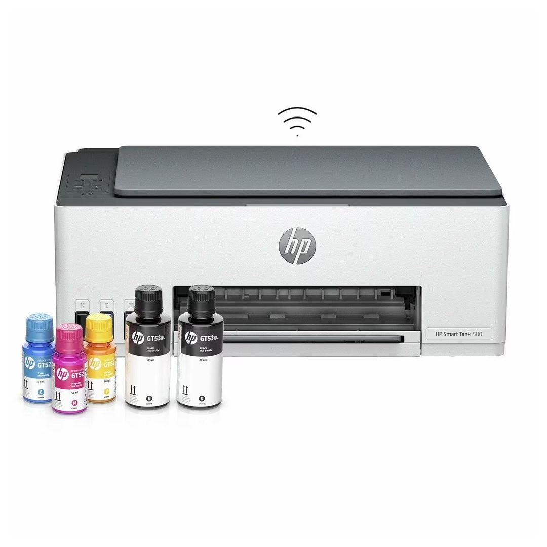 1f3y2a_02imagenprincipalsintexto_ Impresora Multifunción HP Smart Tank 580 Sistema Continuo Color Wi-Fi + Bluetooth + USB | 1F3Y2A - Imagen 2