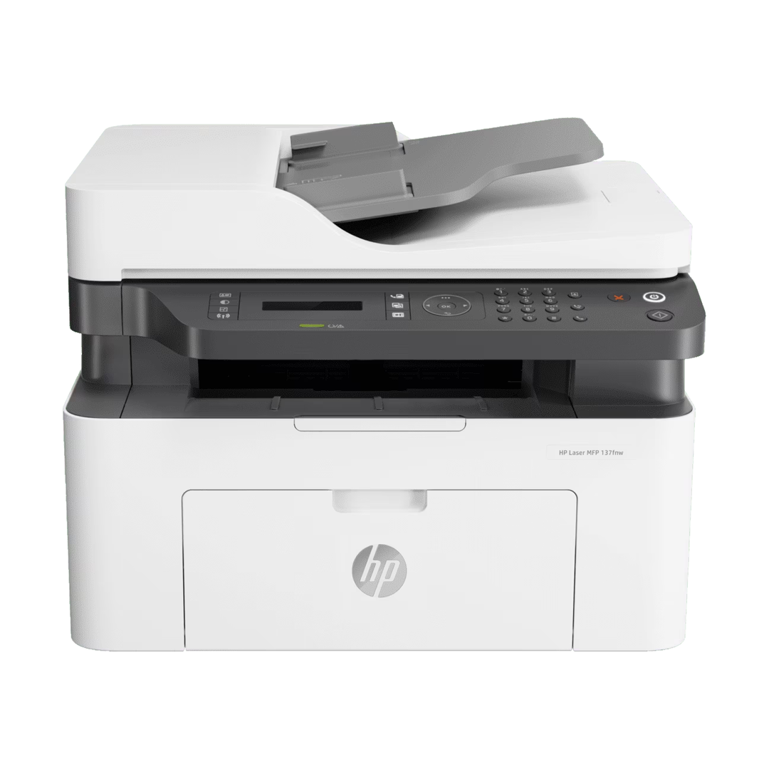 4ZB84A_1 Impresora Multifunción Láser Monocromática HP LaserJet 137FNW | Wi-Fi + LAN + Fax + ADF | 20 ppm | 4ZB84A