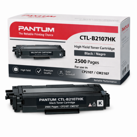 Tóner Pantum CTL-B2107HK Negro 2500 Páginas | CP2107 / CM2107