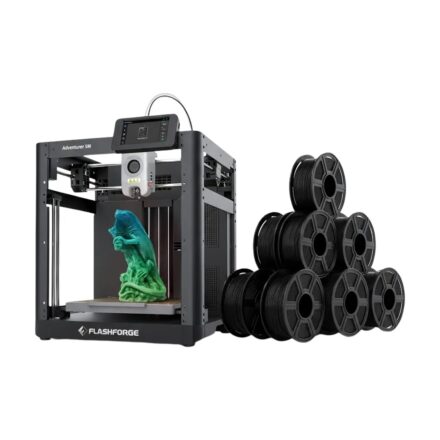 Combo Impresora 3D Flashforge Adventurer 5M 220×220×220 Alta Velocidad + 12 PLA Negro 1.75mm Combo Impresora 3D Flashforge Adventurer 5M 220×220×220 Alta Velocidad + 12 PLA Negro 1.75mm