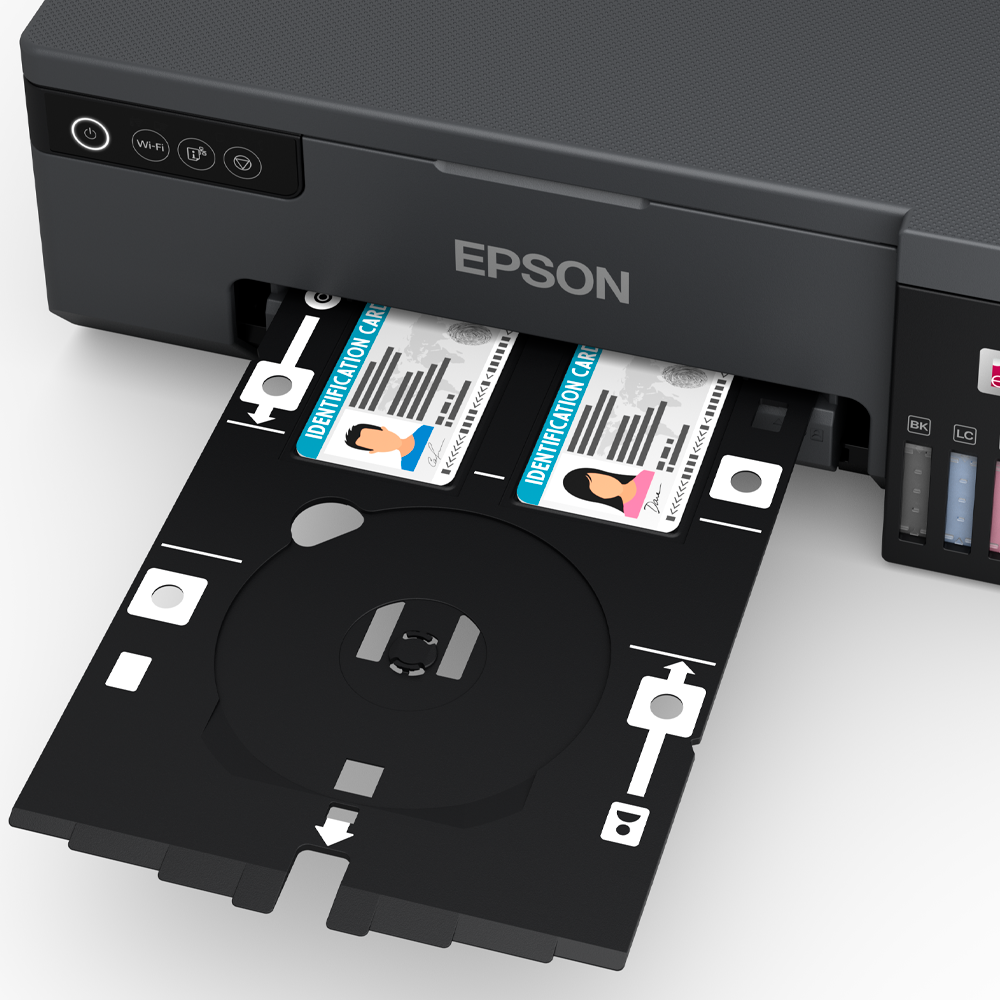 L8050_cartao Impresora Fotográfica Epson EcoTank L8050 WiFi | Sistema Continuo 6 Colores A4 | C11CK37301 - Imagen 5
