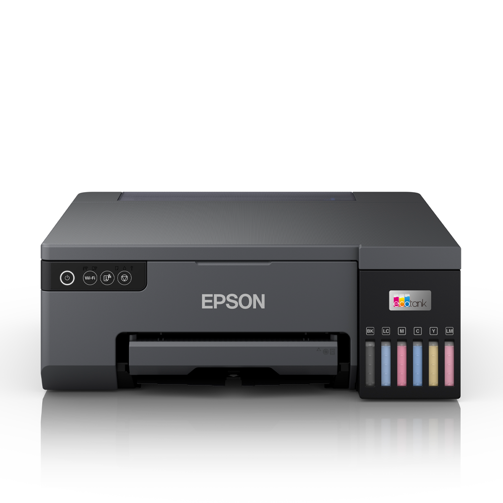 L8050_fechada Impresora Fotográfica Epson EcoTank L8050 WiFi | Sistema Continuo 6 Colores A4 | C11CK37301 - Imagen 2