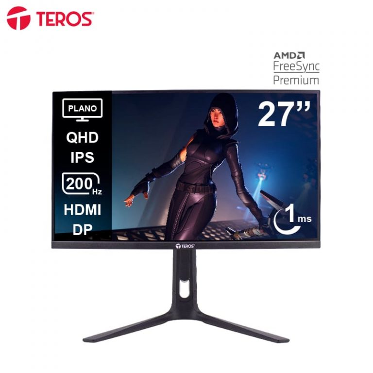 MON27FTE2754G_1769789329-1-768x768 Monitor Gaming Teros TE-2754G 27" QHD 200Hz IPS 1ms - Imagen 2