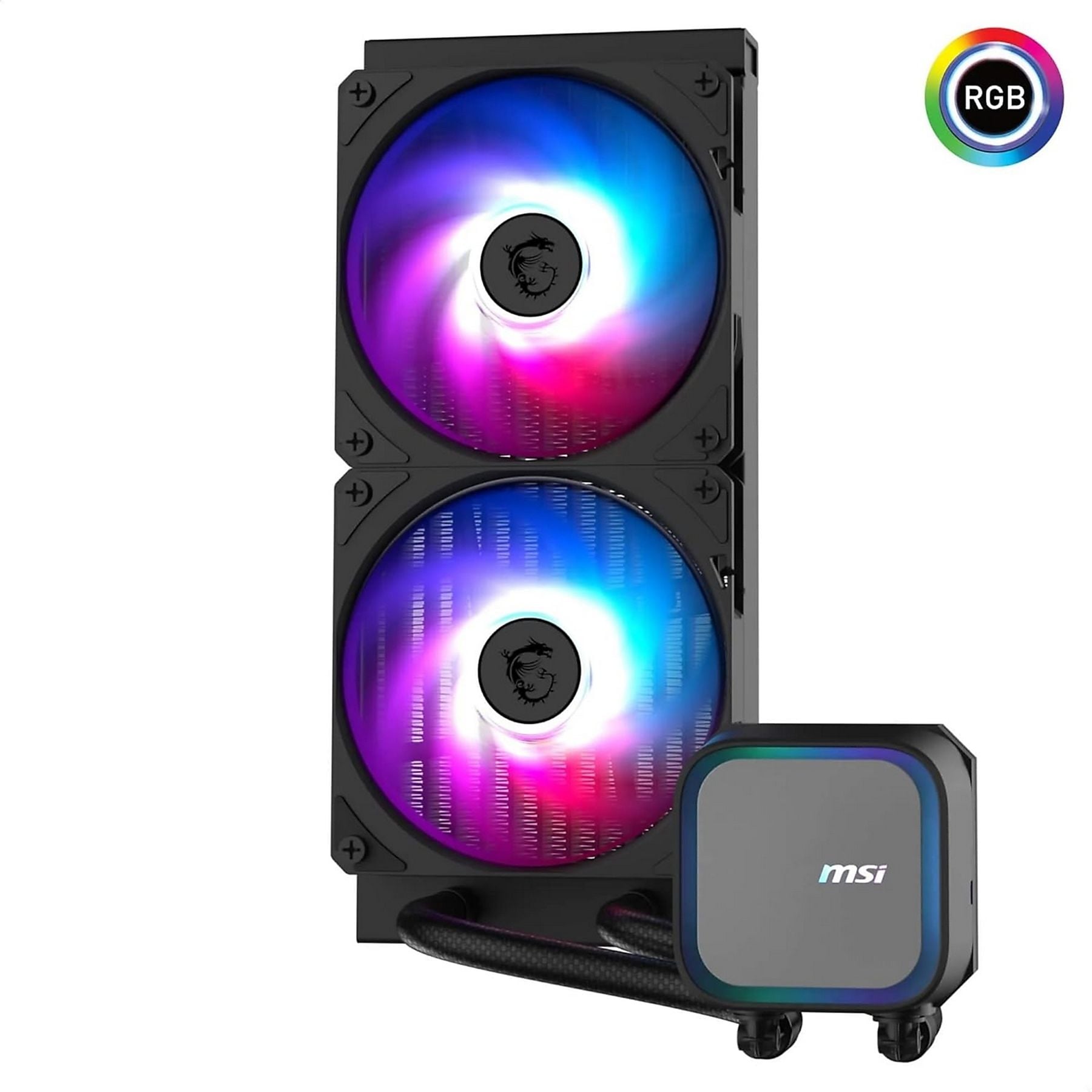cooler líquido msi mag coreliquid a13 240mm cpu gaming negro cooler líquido msi mag coreliquid a13 240mm cpu gaming negro