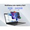 notebook gfast n 321r 15.6" ryzen 3 3200u 8gb ram 240ssd windows 11 home nbmr38gs215w1141725 notebook gfast n 321r 15.6